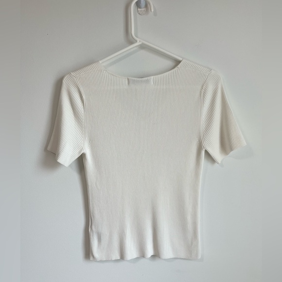 🇰🇷 8seconds Ribbed Knit V Neck Top - Picture 6 of 6